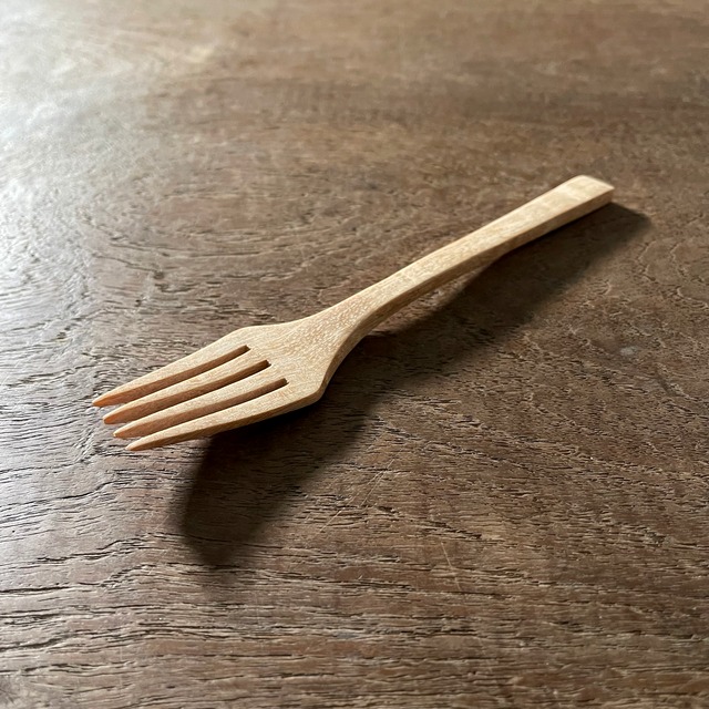 木製 フォーク 2cm x 13cm