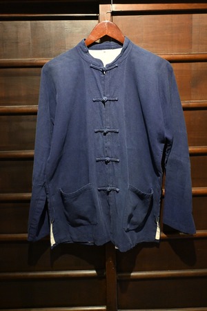 vintage linen china jacket 0244