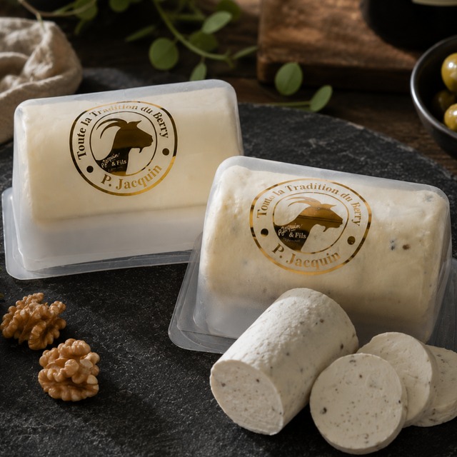 ヤギチーズ シェーヴル セット (ブシェット ミエル、ブシェット トリュフ） 100g×2個 GOAT Cheese Set (BUCHETTE MIEL, BUSHETTE A LA TRUFFE D'ETE) 100g×2P