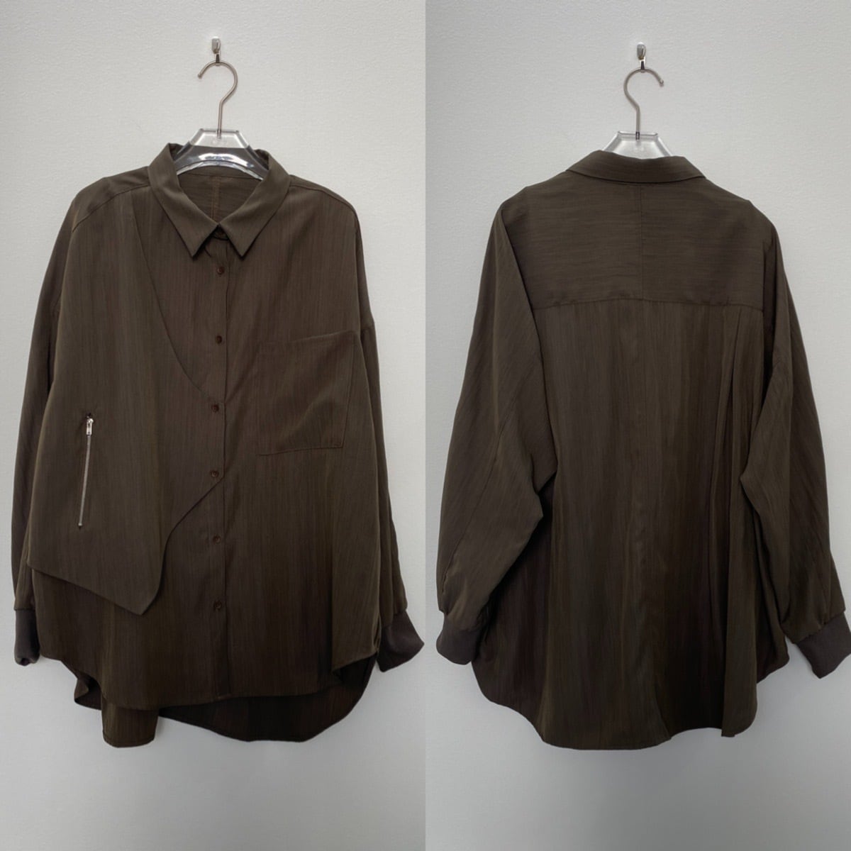 zipデザインオーバーSH/ブラウン | CFT.