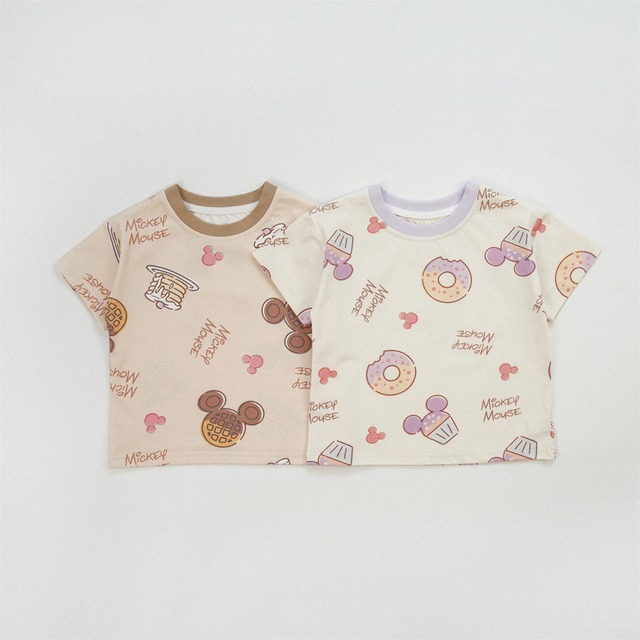 ベビー＆キッズ　夏新作  カジュアル 半袖 アルファベット Tシャツ