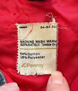 -JC Penney- Vintage 60s Denim Work Jacket