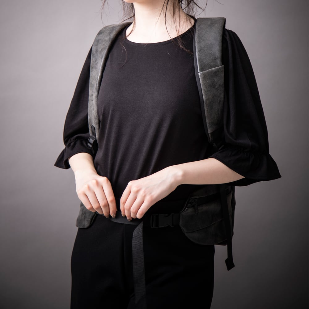 サイドポケットリュック ACBG0035 Side pocket backpack シルバー