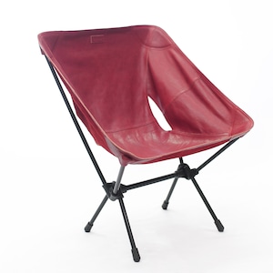 【kawais】 leather chair seat<garbon>_red brown