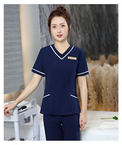 上品 】ユニフォーム エステ サロン セットアップ エステ制服 美容師