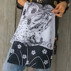 花柳 - KARYU - × VERSION COLLABORATION TENUGUI BLACK