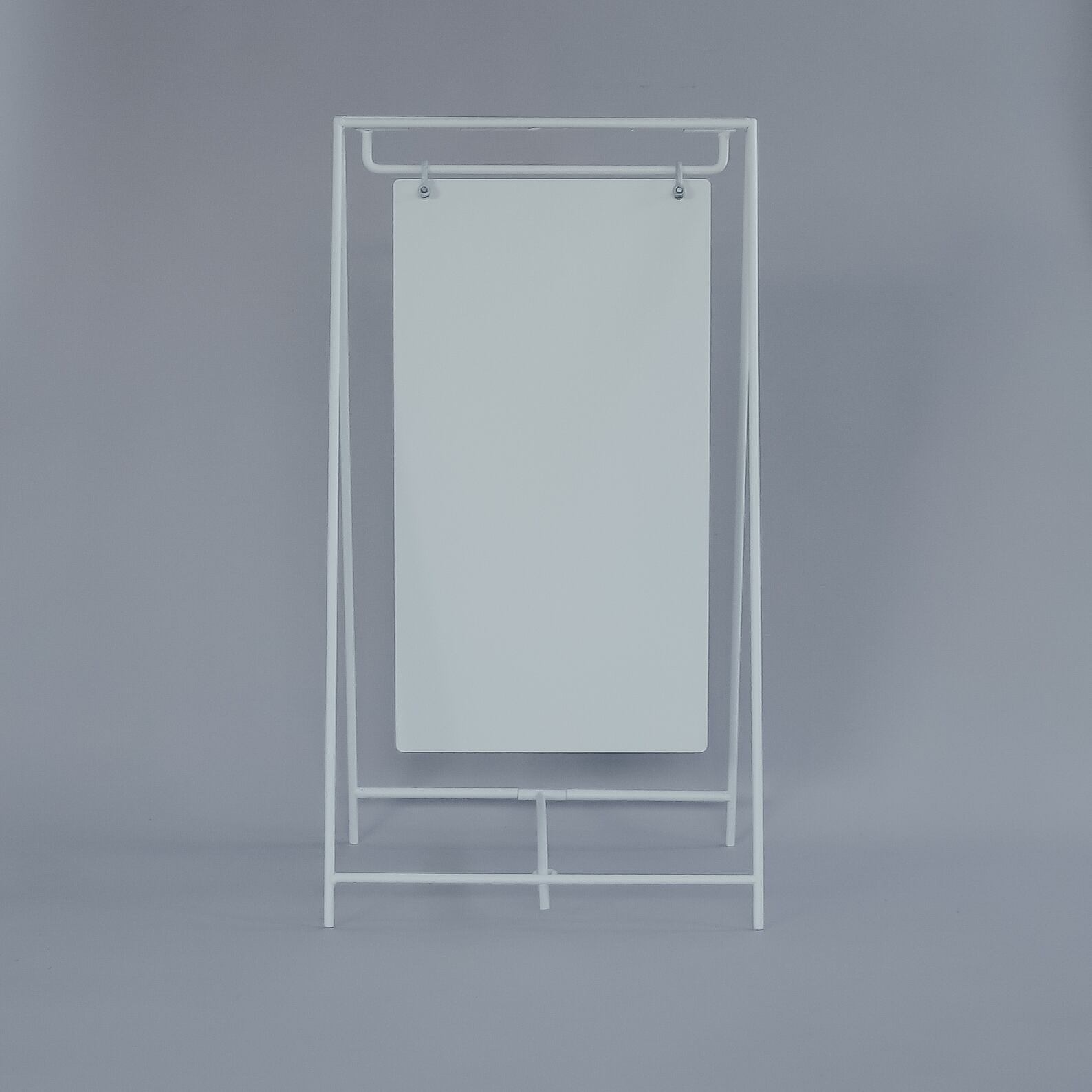 A FRAME SIGN-WHITE-/看板/A型/白無地/アイアン製/店舗看板/シンプル
