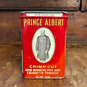 1960s–1980s プリンス・アルバート ヴィンテージ タバコ缶 PRINCE ALBERT CRIMP CUT Vintage Tobacco Tin T-803