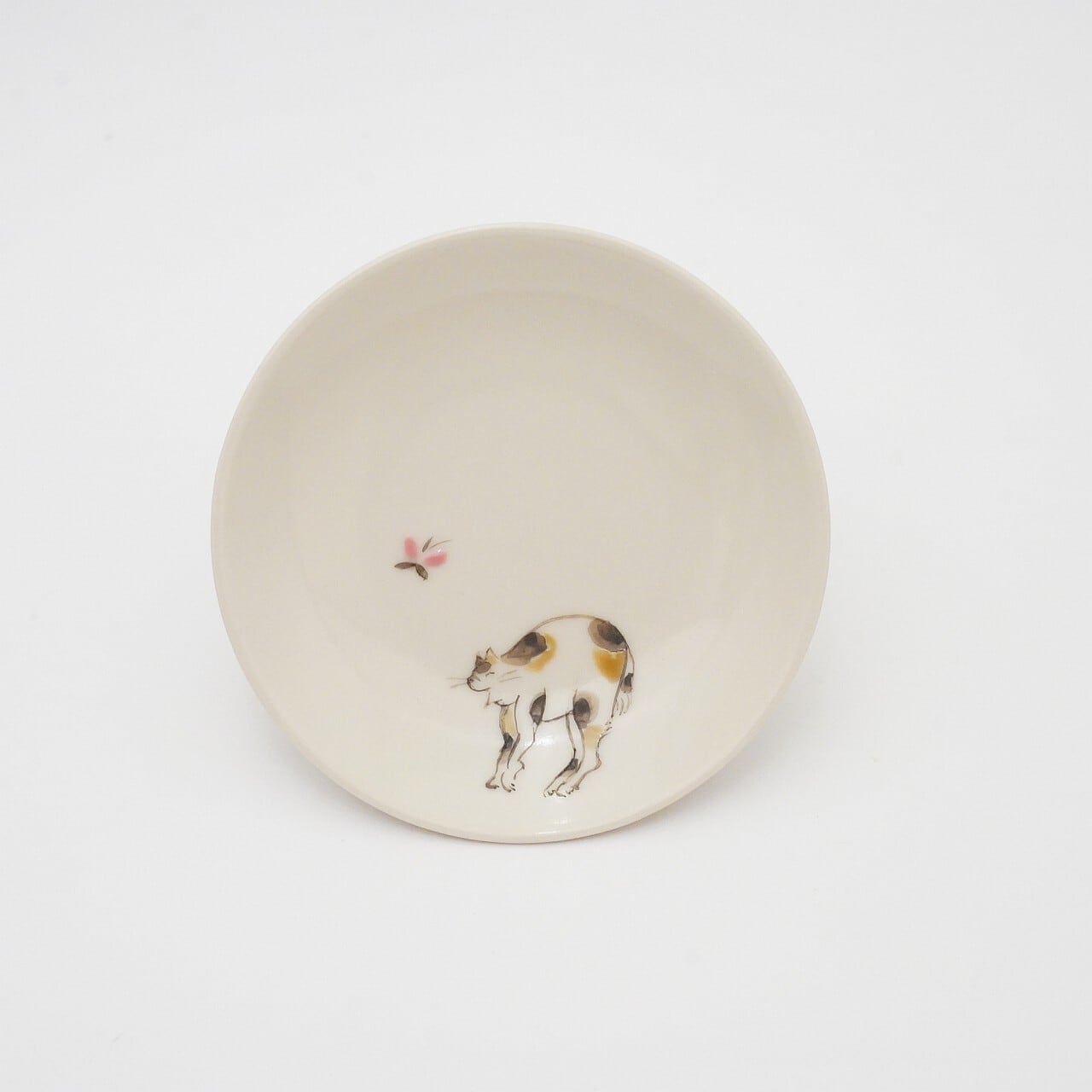 陶彩工房Canoe】3.5寸丸皿 歌川国芳 猫 1 | ろにせら ギャラリーと雑貨