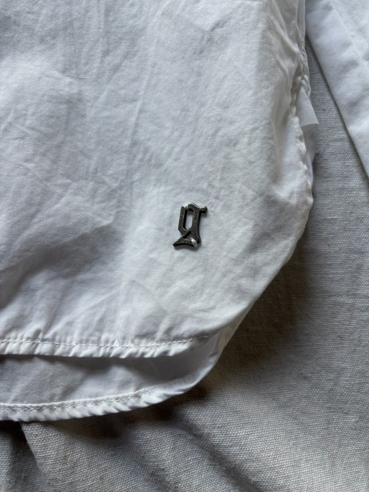 "GALLIANO" Geometric Pattern Shirt