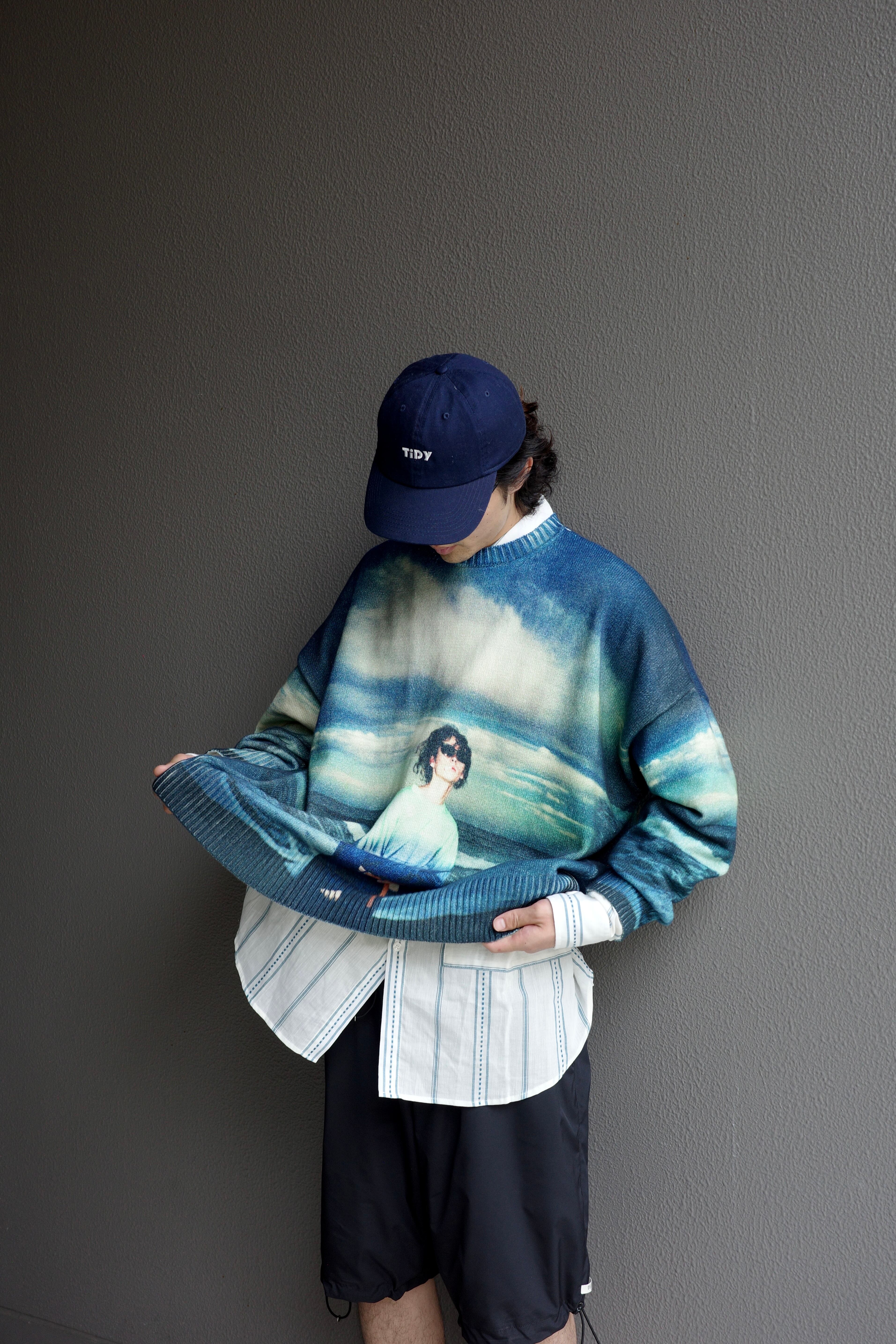 DAIRIKU【“18SS” Photo Pullover Knit -Night-】 | lloomm