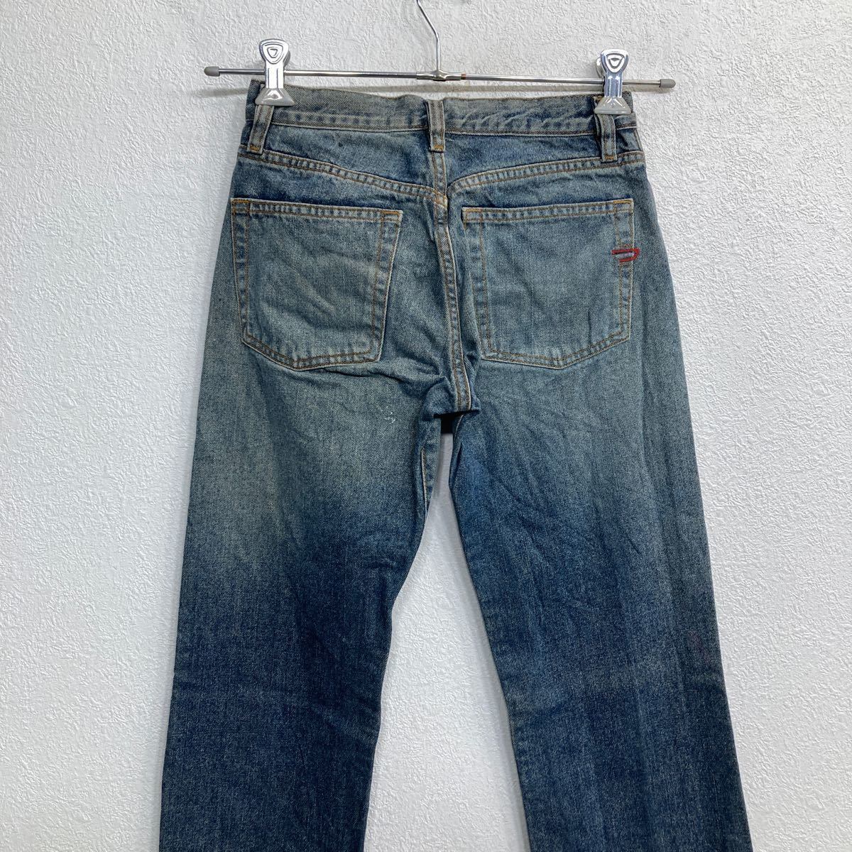 パンツ DIESEL Jeans W25 DIESEL デニムパンツ W25 ディーゼル ボタンフライ インディゴ