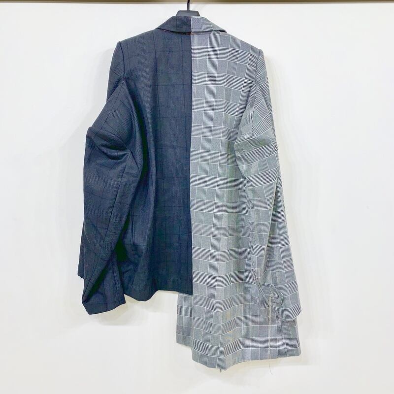 Re:quaL≡ リコール soutien coller tailored jacket アシンメトリー ...