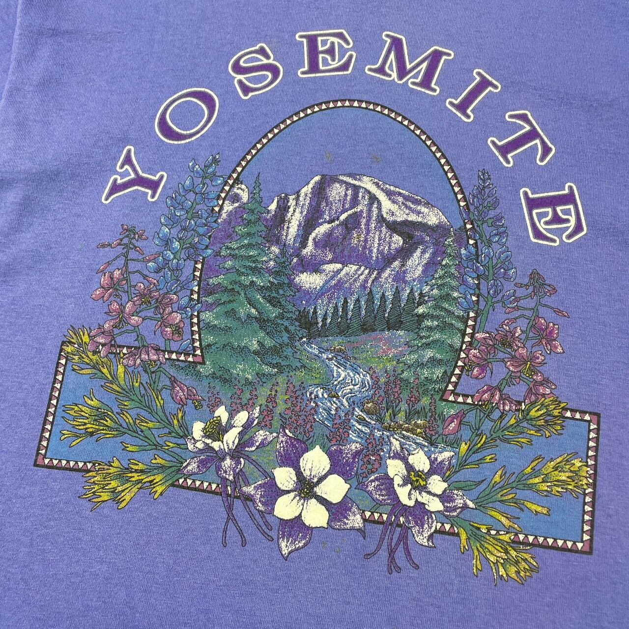 90年代 USA製 ヨセミテ国立公園 スーベニア プリントTシャツ メンズM