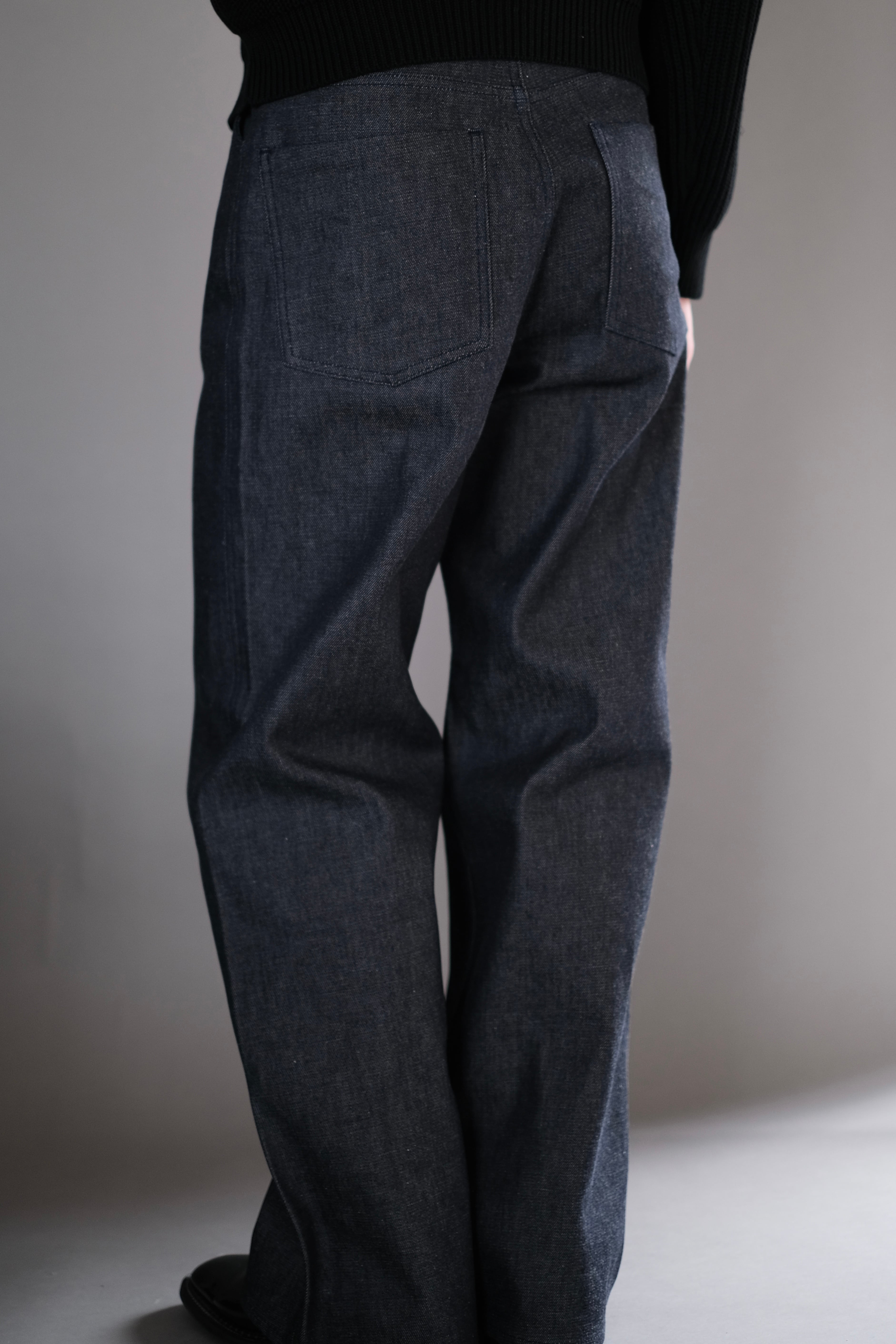 OMAR AFRIDI / 5PKT TROUSERS (RAW DENIM) | LIVING