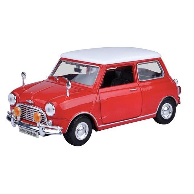 Mini Cooper S 1/18 ミニカー 赤　ミニクーパー ミニカー Morris Mini Cooper RED 1/18 Motor Max ミニ クーパー 赤