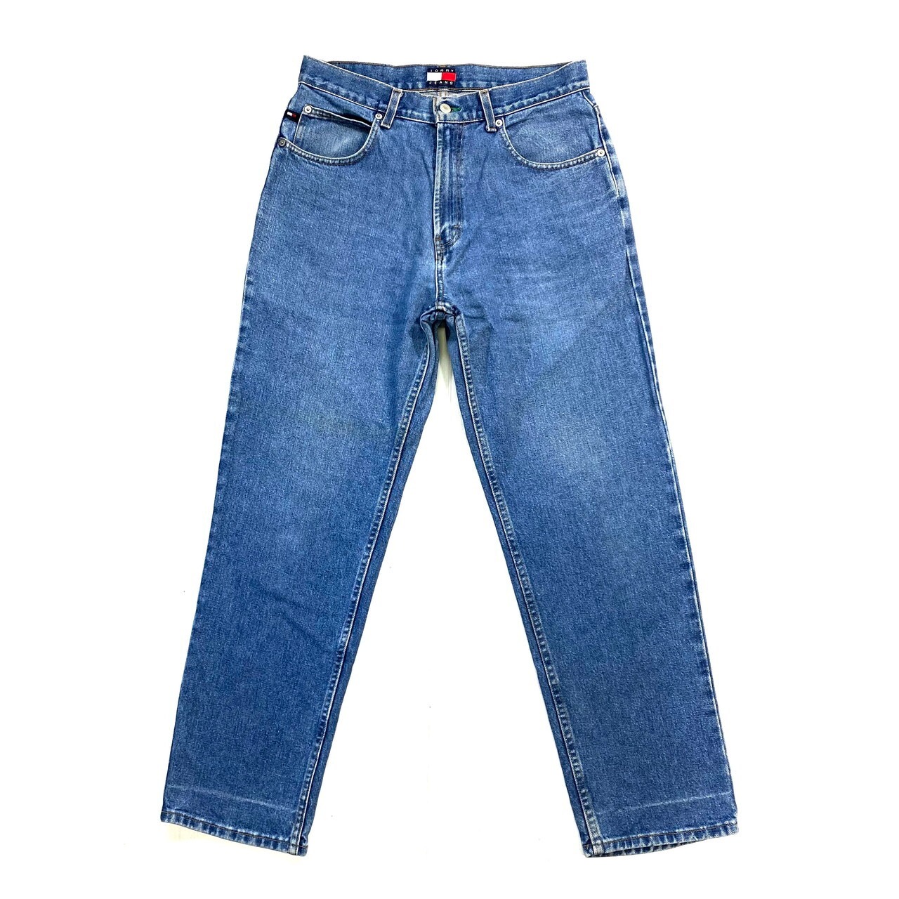 90年代 TOMMY JEANS トミージーンズ バギー ワイド テーパード デニム 