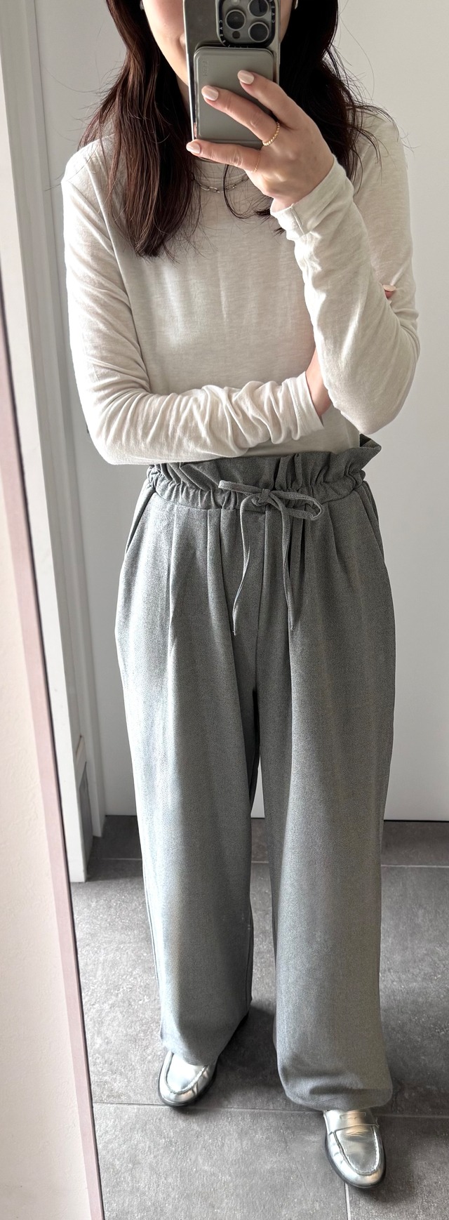 イージードロウストレートパンツ　全3色