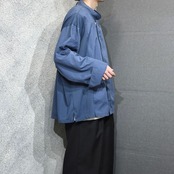 wide silhouette zip up design chef jacket