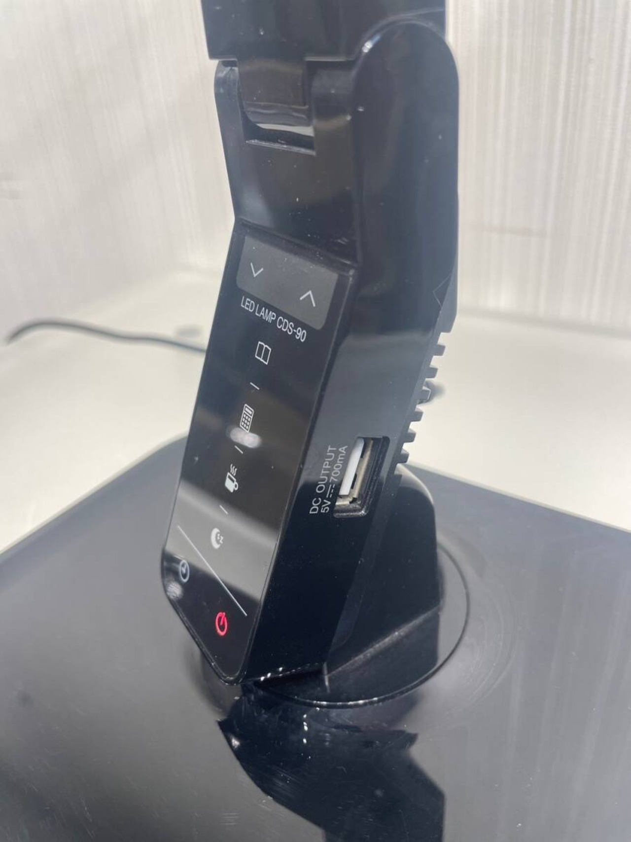 コスモテクノ パーソナルライト デスクライト スタンドライト CDS-90 調光可 ブラック 書斎 オフィス モダン