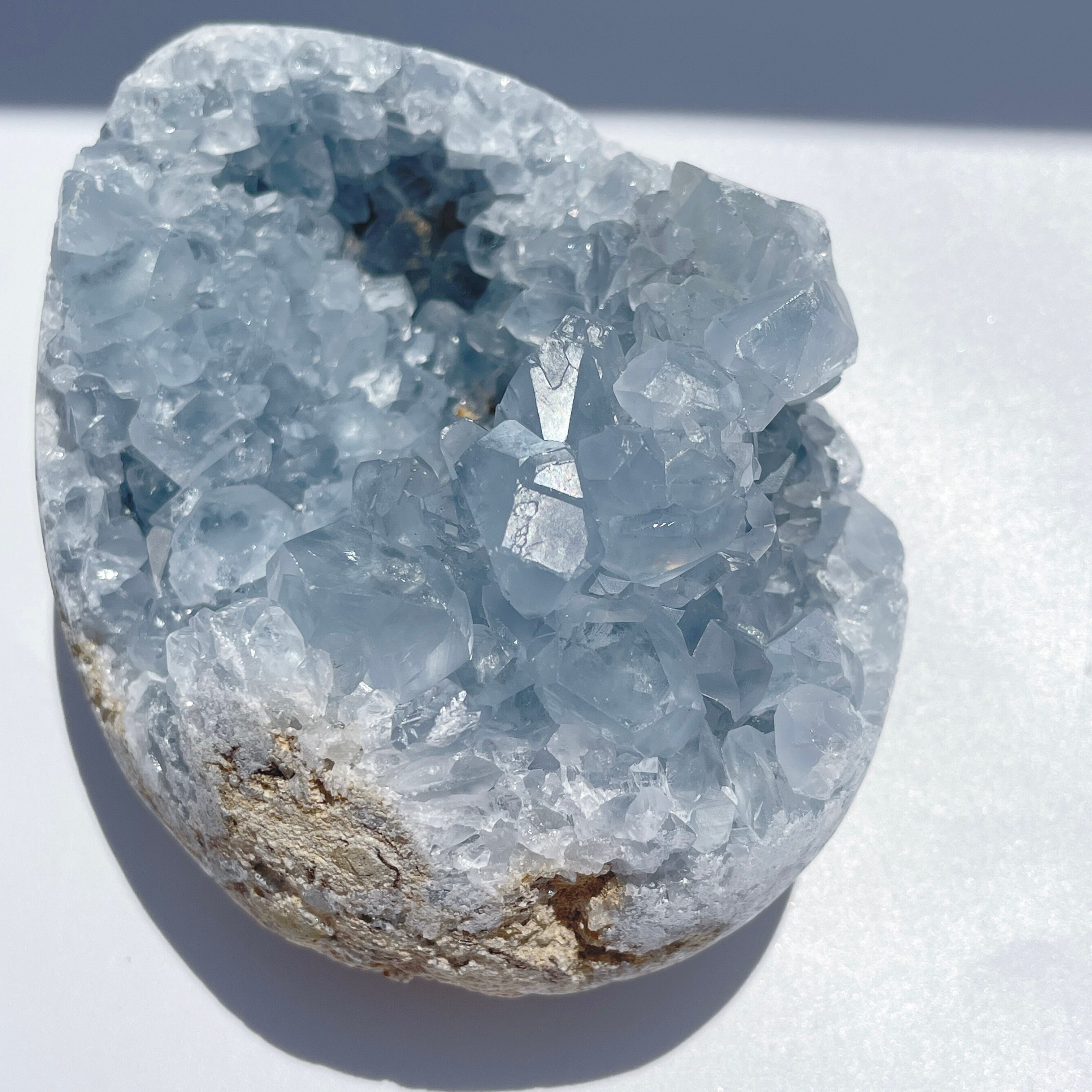 セレスタイト 卵型33◇ Celestite ◇天然石・鉱物・パワーストーン