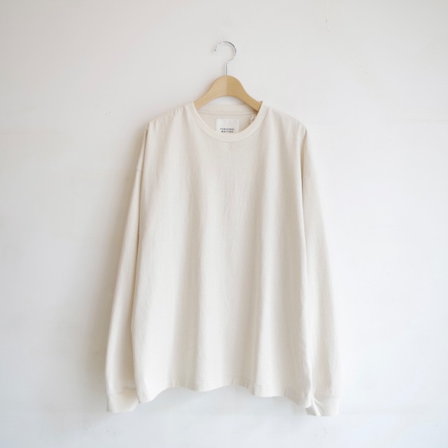 PERSONAL MATTERS  PROJECT N°08 HEAVYWEIGHT COTTON L/S TEE