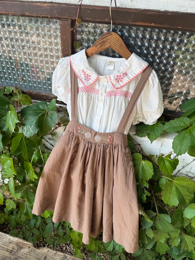 【6/11〆予約】<OREN>  Cerenne smoke blouse