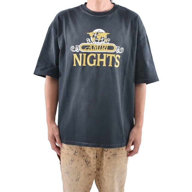 【AMIRI】AMIRI NIGHTS OVERSIZED TEE
