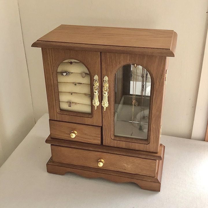 antique jewelry box 2colors / アンティーク調 アクセサリー ボックス