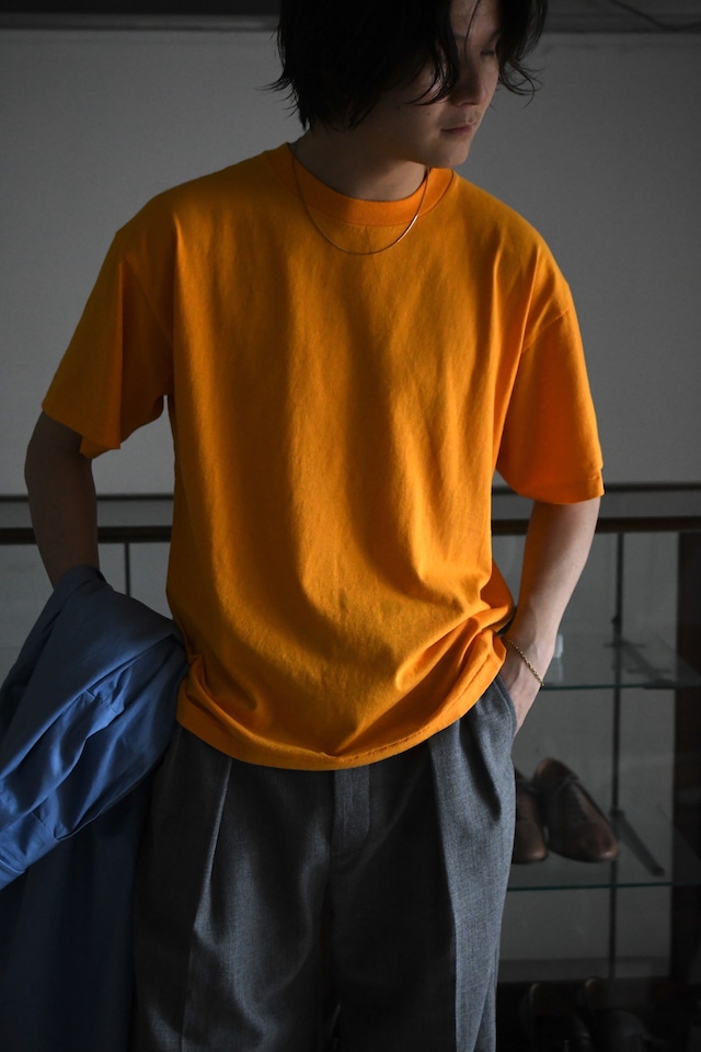 FOUNDOUR / SHORT SLEEVE TEE SHIRT (ORANGE)