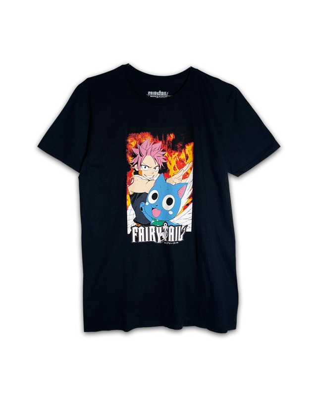 海外公式】フェアリーテイル tシャツ ナツ ハッピー オタク 漫画 