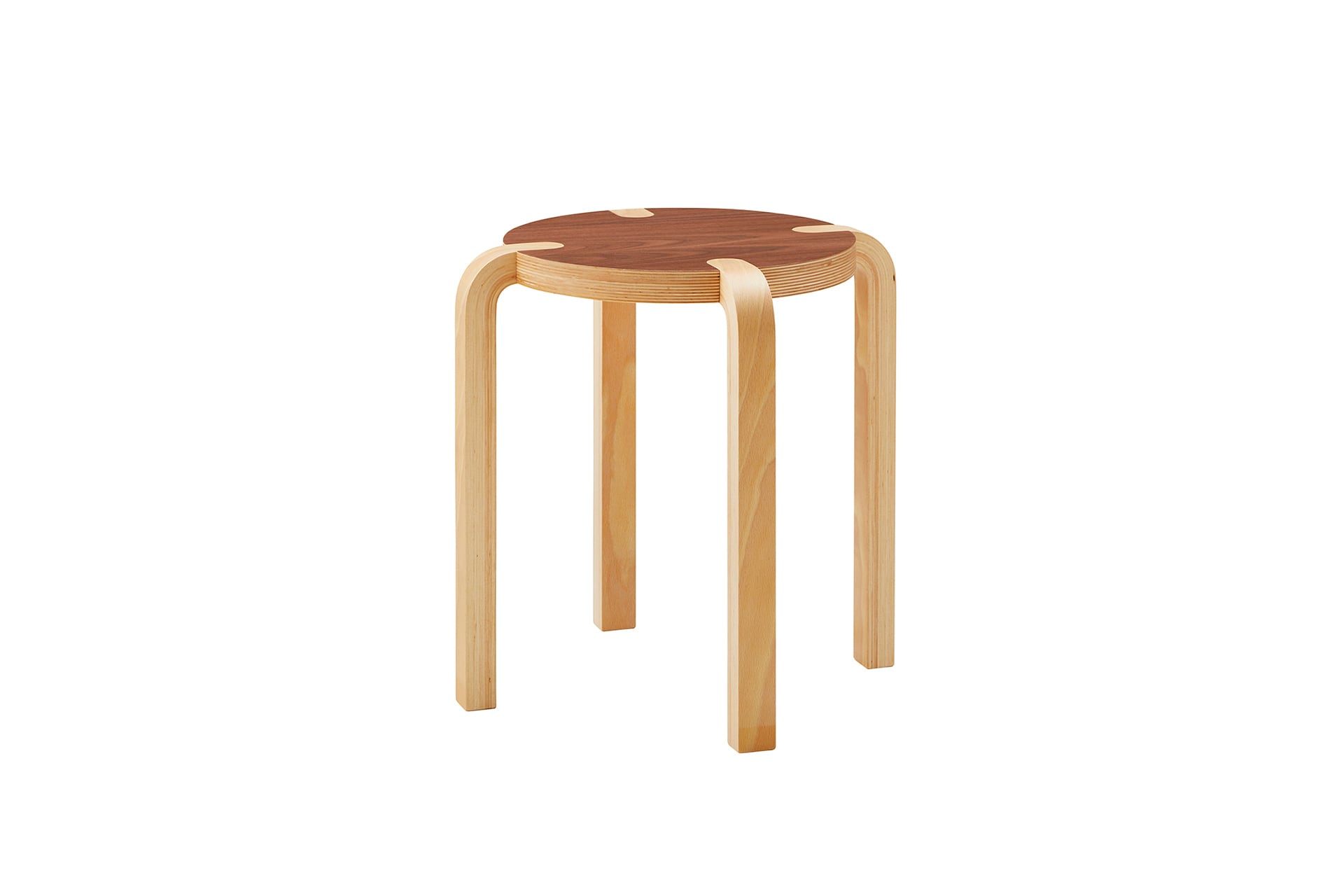 木製スツール 4本脚 円形座面 PORTA STOOL/4本脚 | SEIARROWS New Side