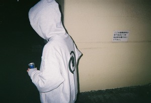 COME ON HOODIE     ASH