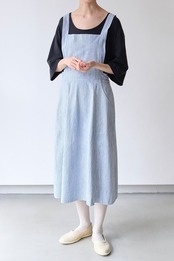 Marimekko striped apron dress