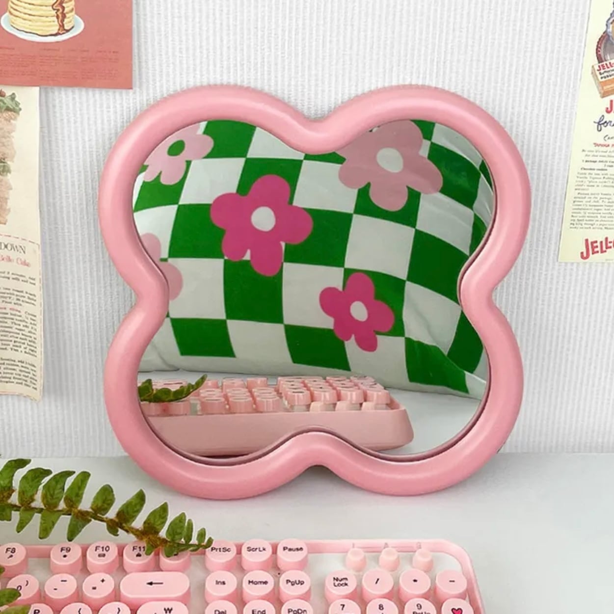 candy wave mirror 3types / キャンディー ウェーブ ミラー Y2K 壁掛け