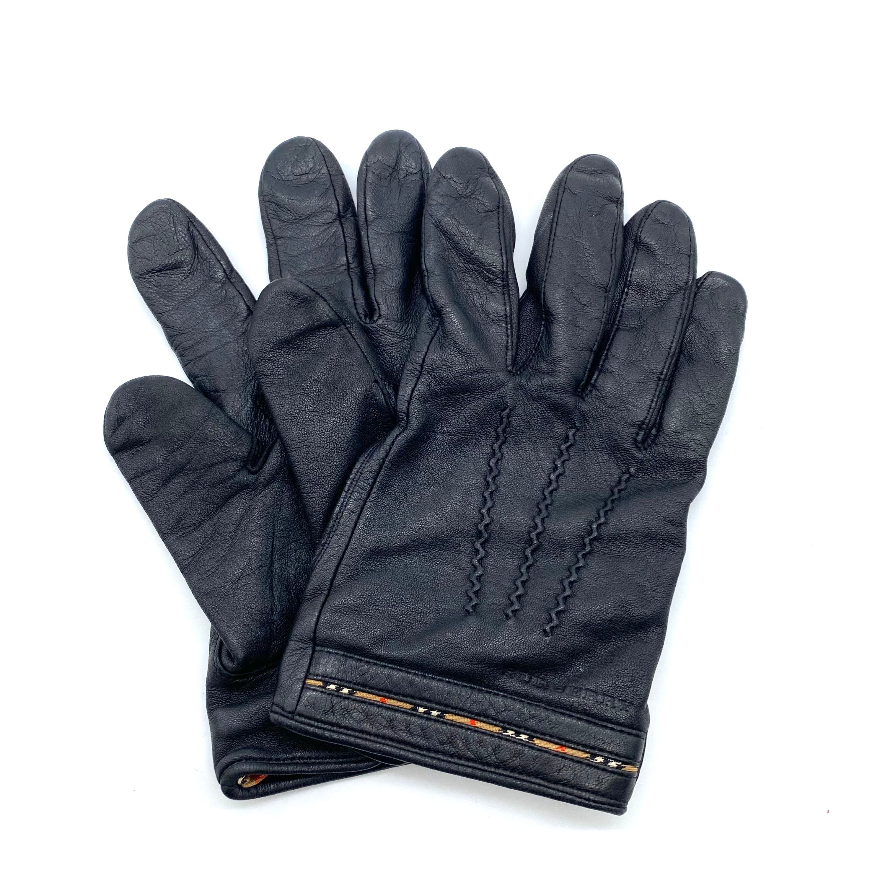 Burberry Leather Glove Black / バーバリー レザー 手袋 | BRANCHILL 