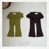 韓国子供服 / CHIP / 26Autumn / リボンブーツカットパンツ / 秋服 *1~4*