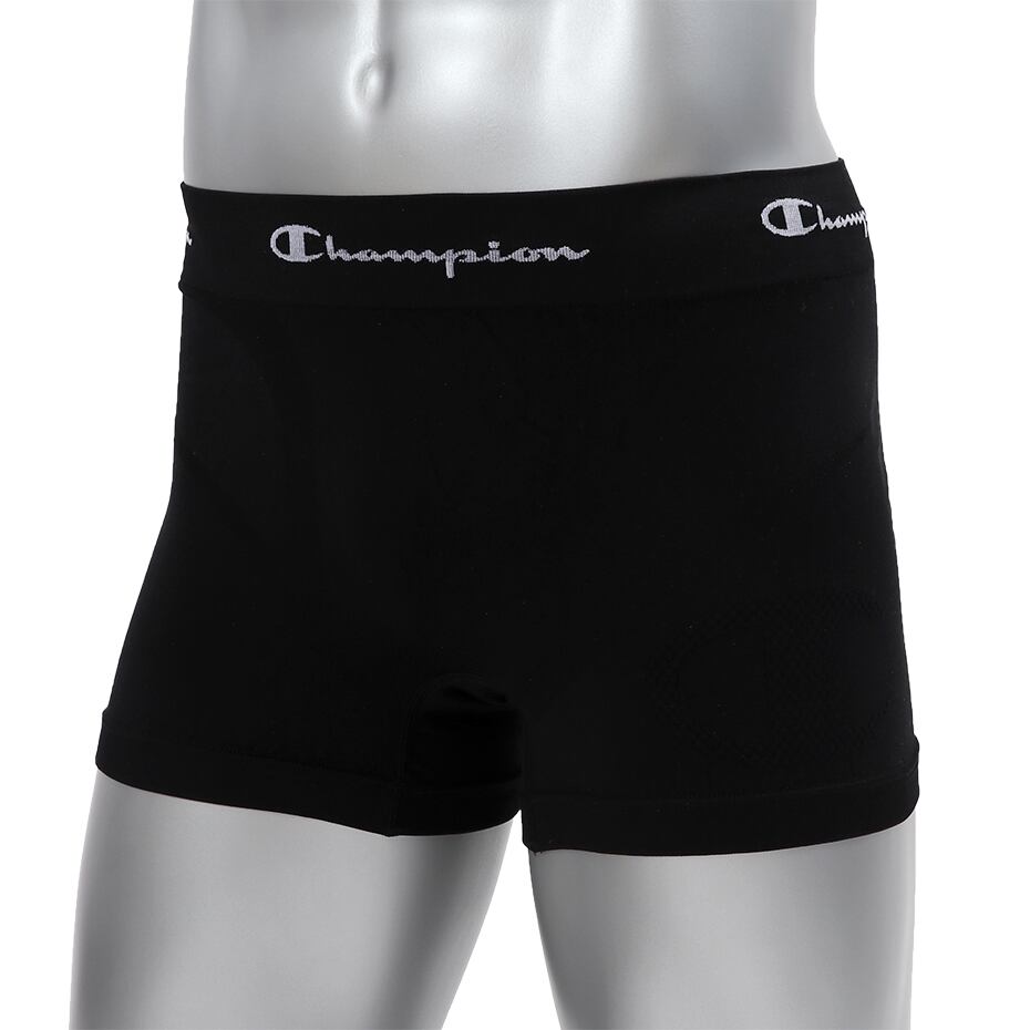 Champion(チャンピオン) シームレス ビッグC ボクサーブリーフ ブラック CM6-P209