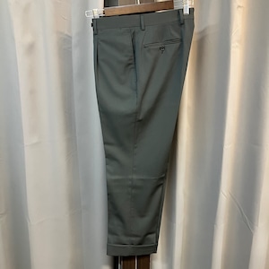CARUSO GRAY WOOL SLACKS《46》