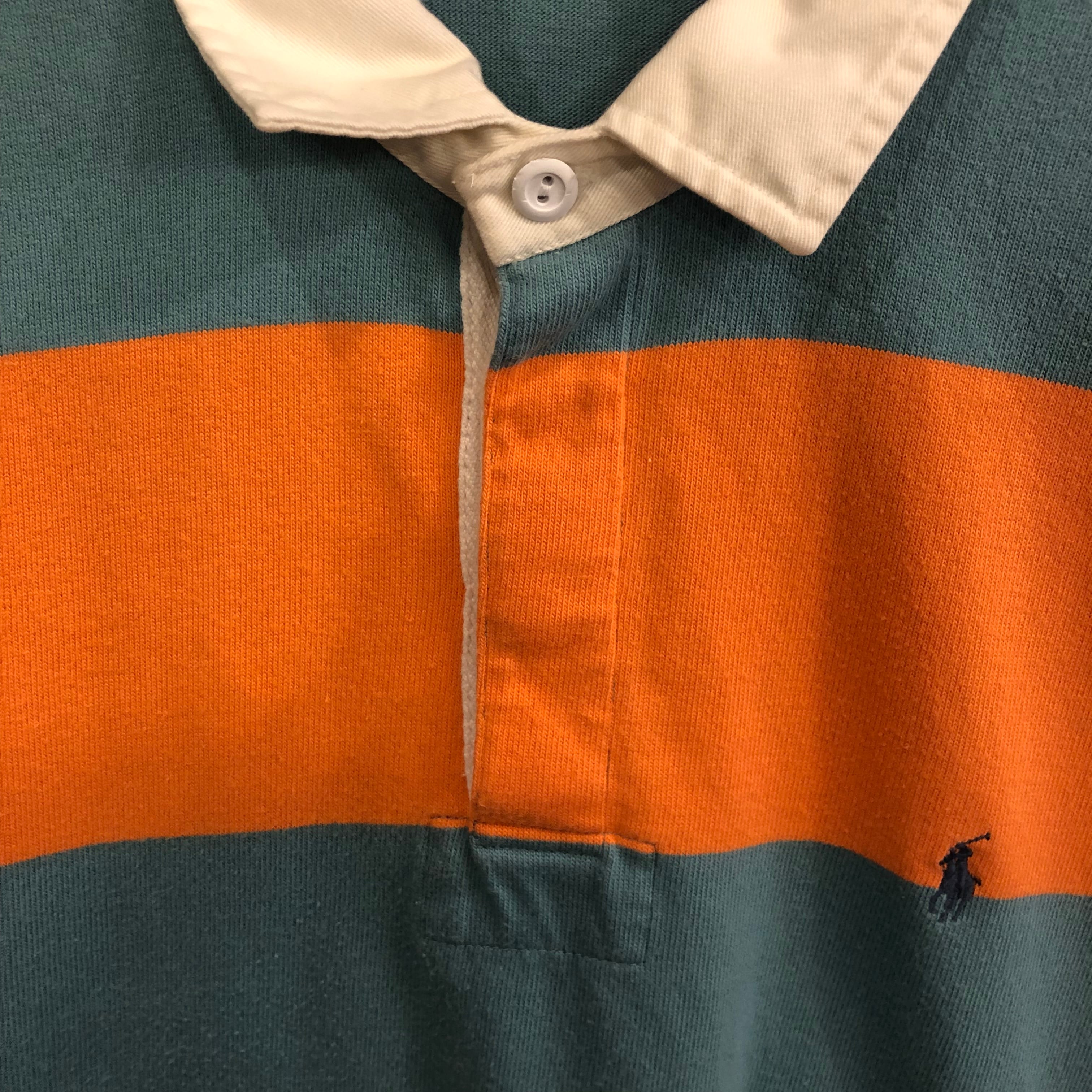 90s Polo by Ralph Lauren S/S Border Polo Shirt | VOSTOK