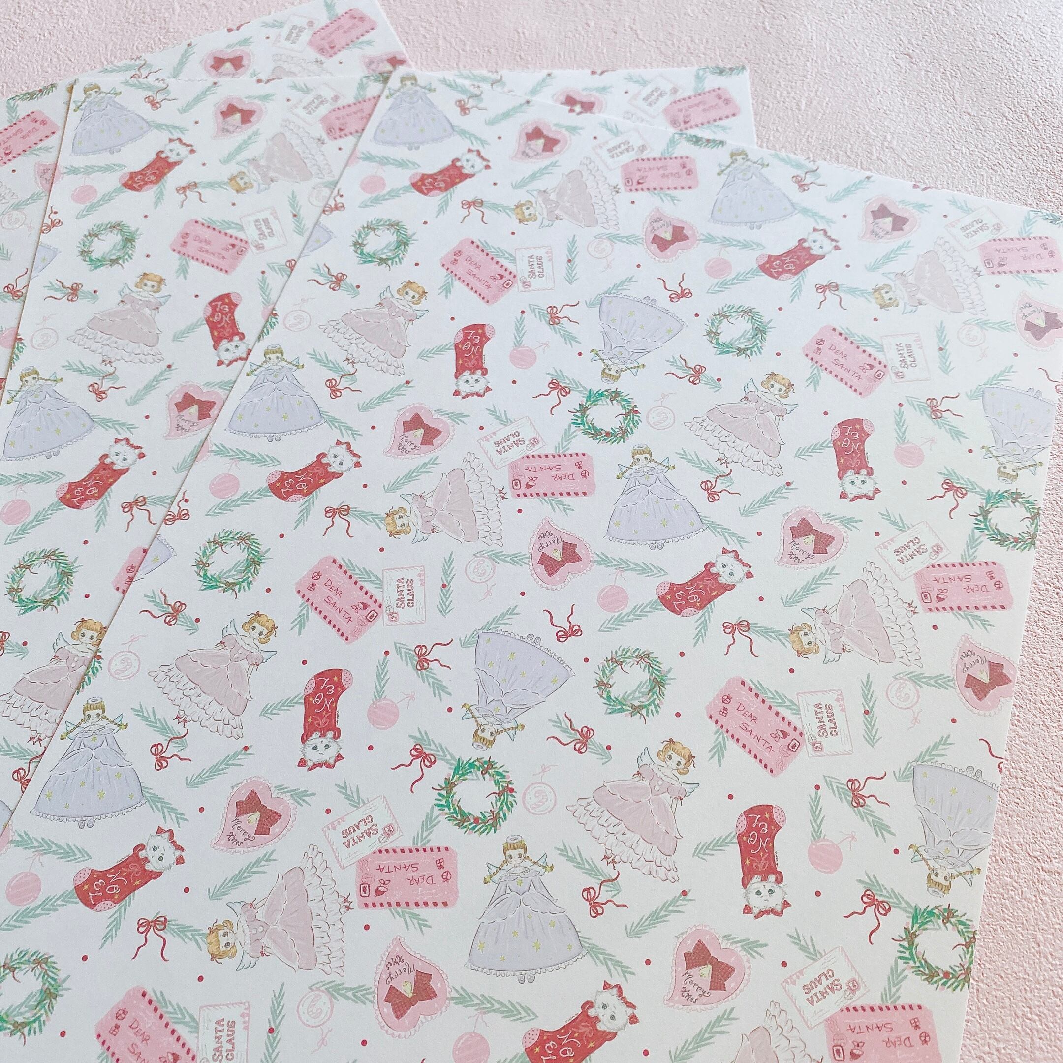 X’mas party time !! A4デザインペーパー