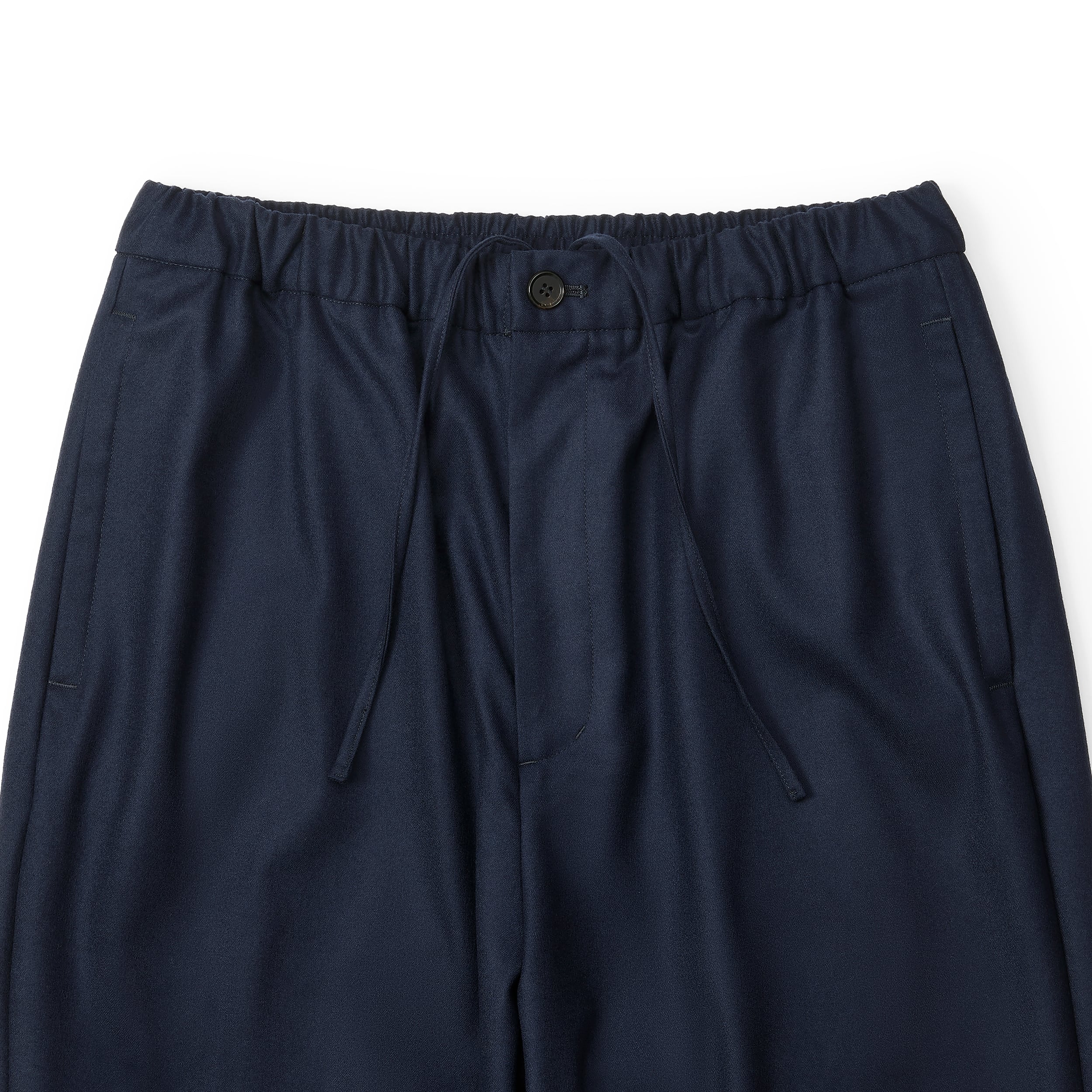 everyone wool flannel easy slacks (NAVY) | everyone