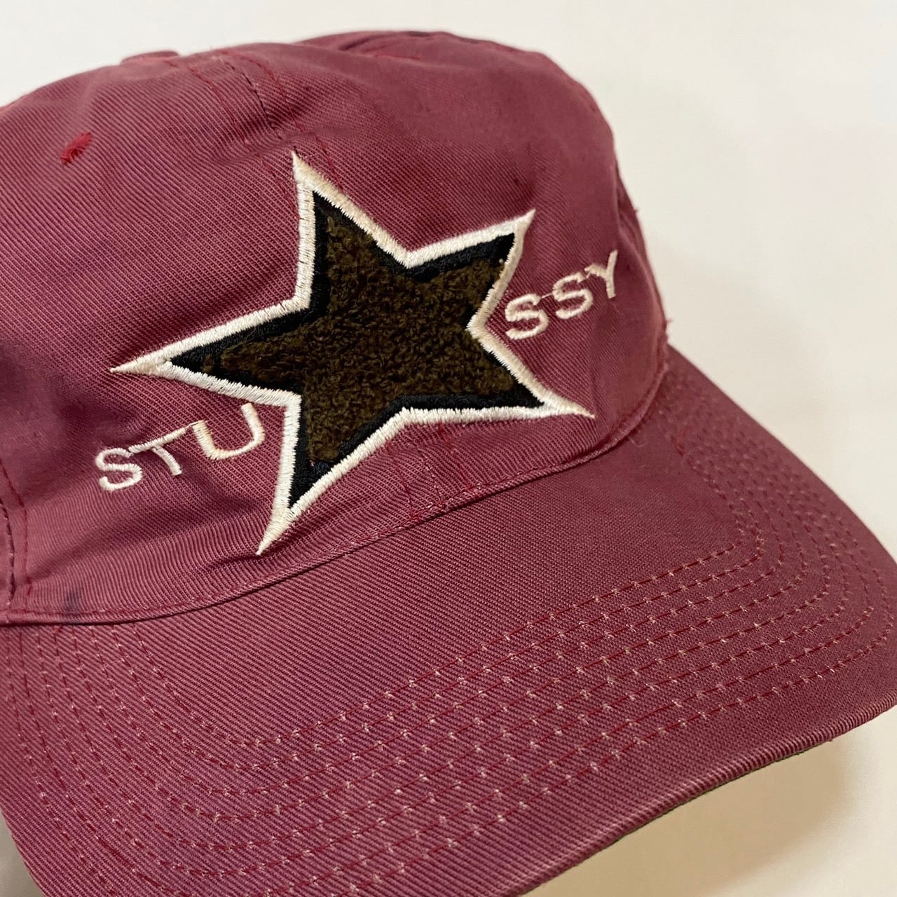 アメリカ製80s USA製　old stussy スナップバック　キャップ　帽子