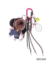 【直営限定ITEM】ドレスアップファーDOGGY BAGチャーム (BROWN)　CQ-47514H