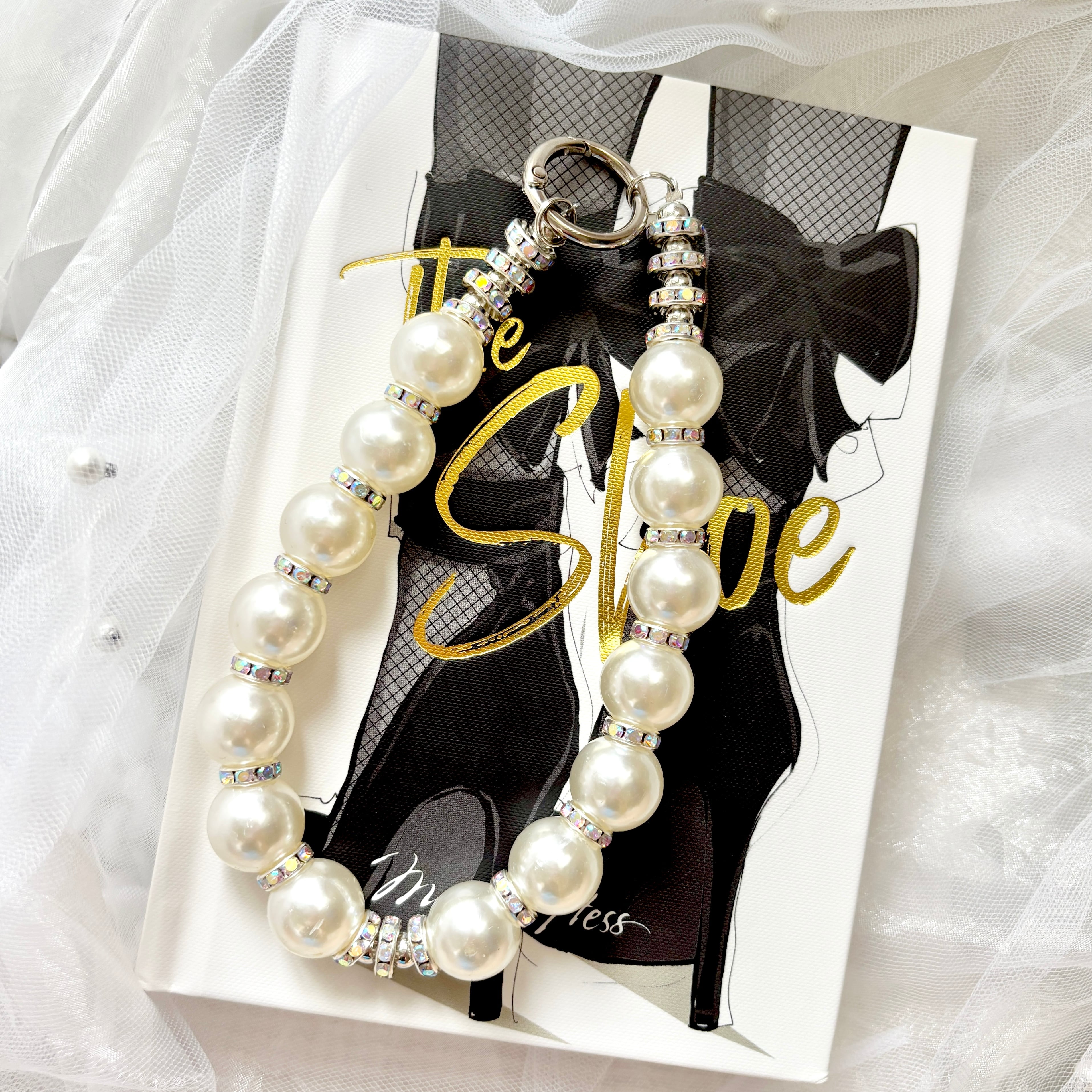 クラッシーパールスマホハンドストラップ | Matey