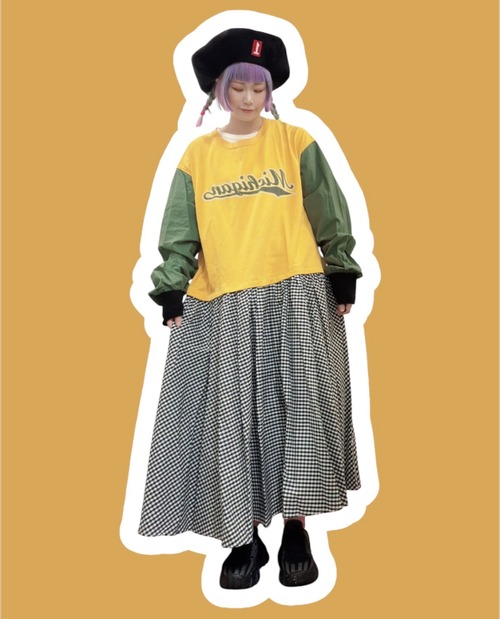 【9/27(日)21:00-9/30(水)12:00まで限定❣️】+R / Blend dress（イエロー）