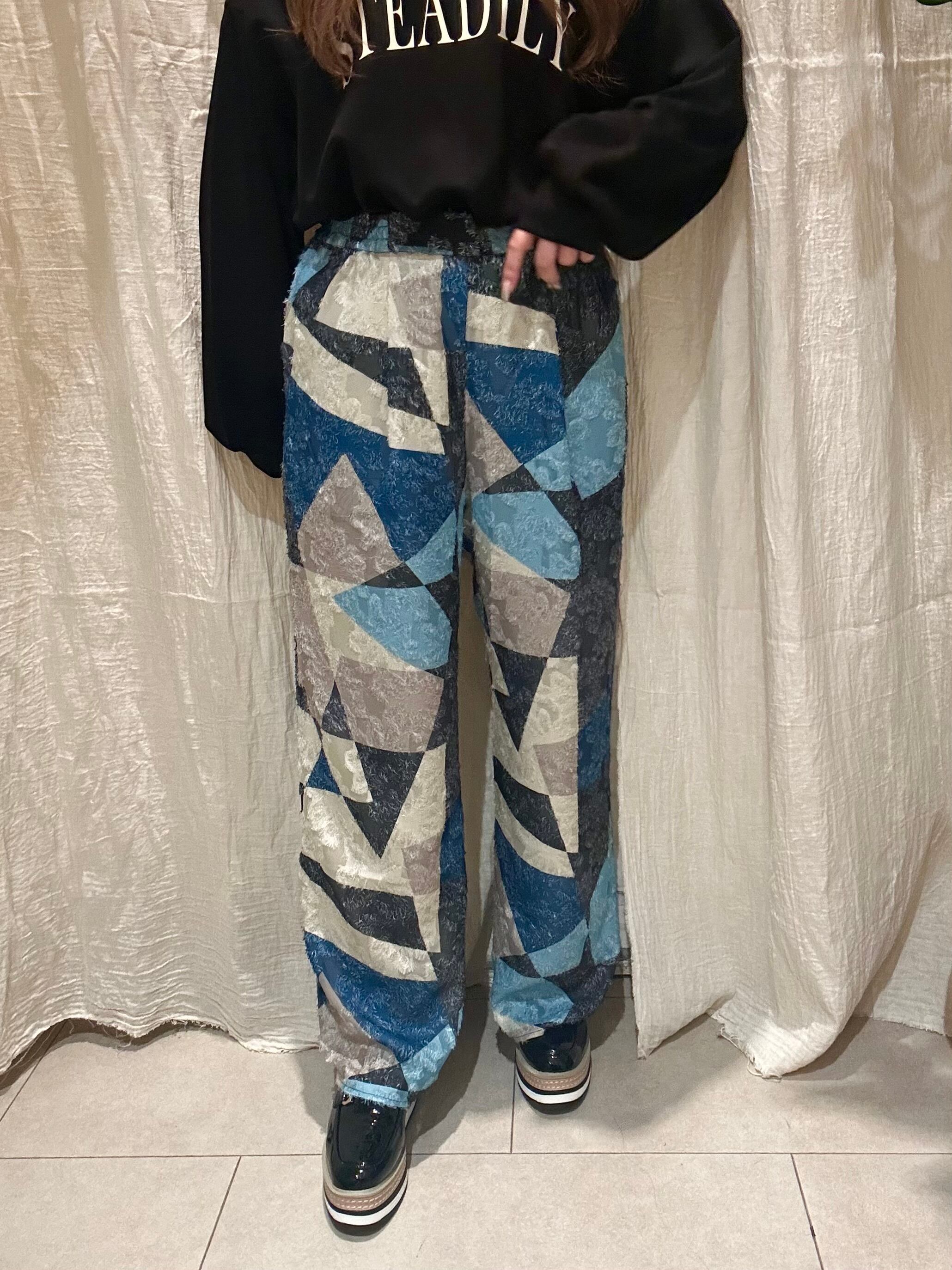 幾何学柄ジャガードパンツ Palm Riche(ポームリシュ) | EARL