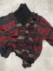 frill gather design remake knit-3784-12