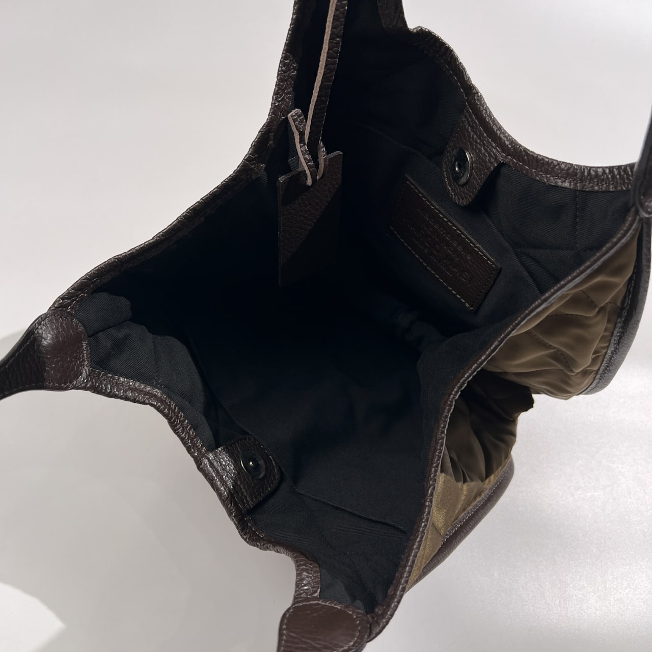 Mademoiselle NON NON マドモアゼルノンノン MARCO MASI マルコマージ 本革 レザー 切替 キルティング ハンド バッグ /鞄/カバン