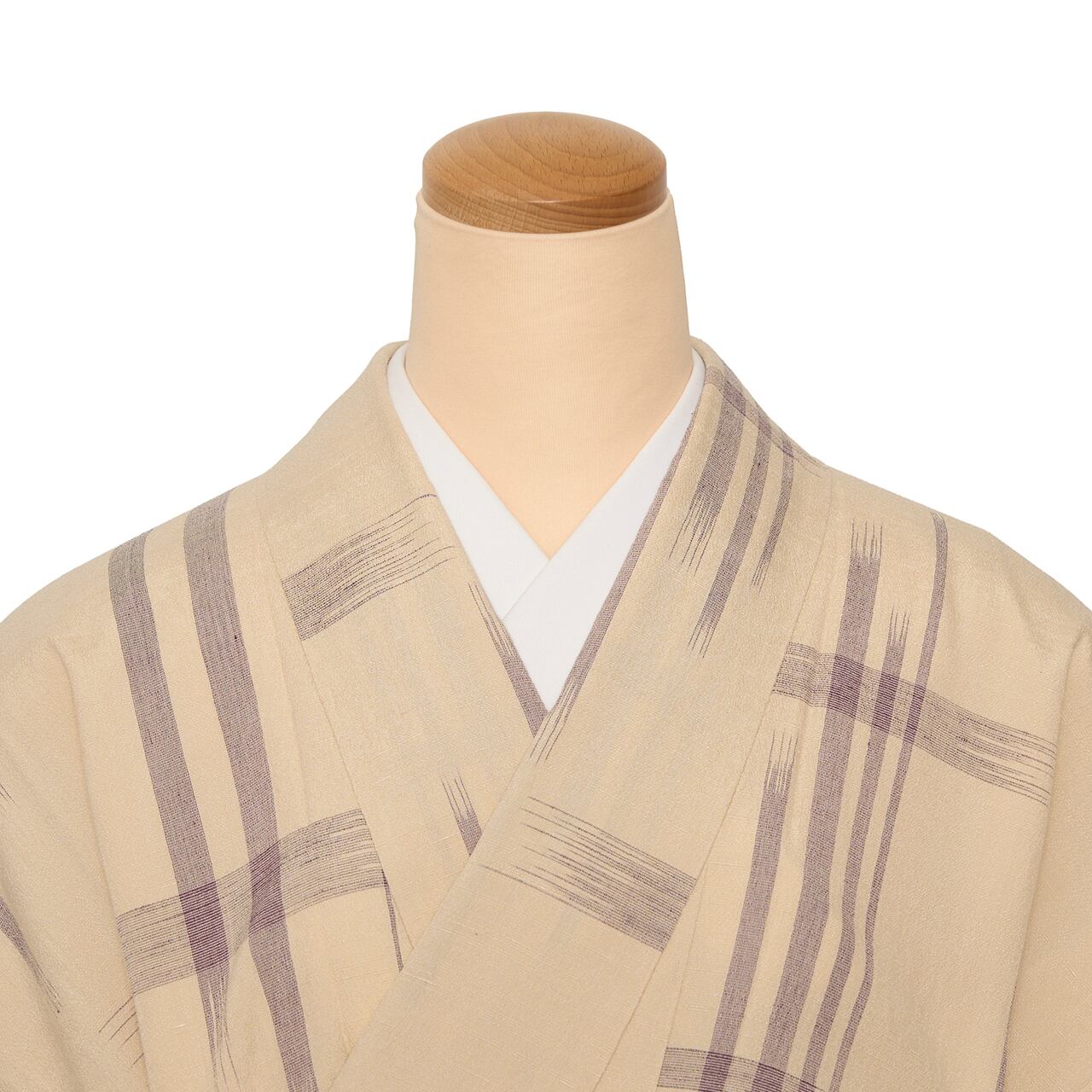 大きな十字絣 結城ちぢみ 袷着物【未着用品】 | かわの屋